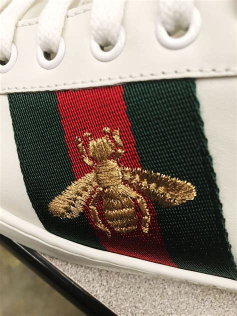 gucci low top bee|gucci ace shoes reviews.